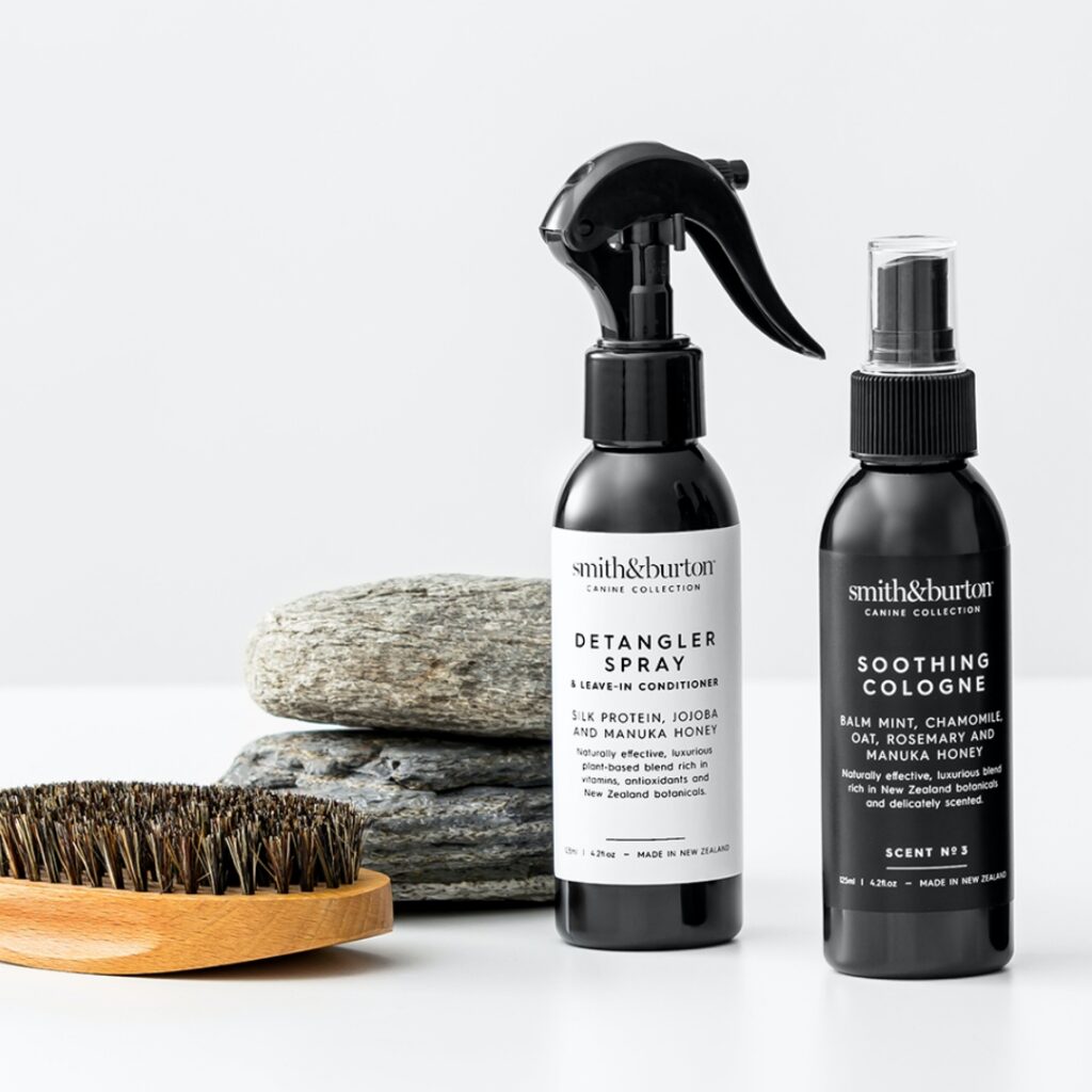 spray démêlant pour chien, spray apaisant naturel pour chien 