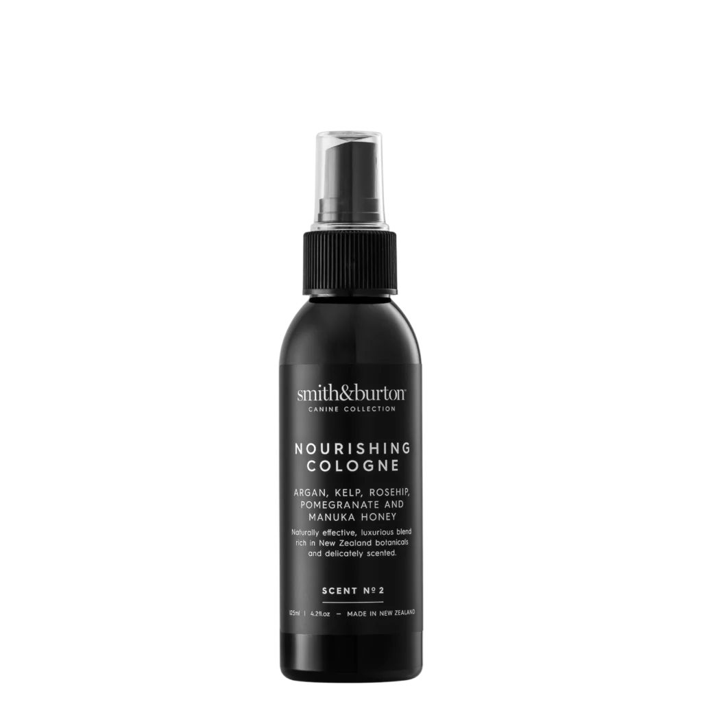 Spray nourrissant naturel pour chien.