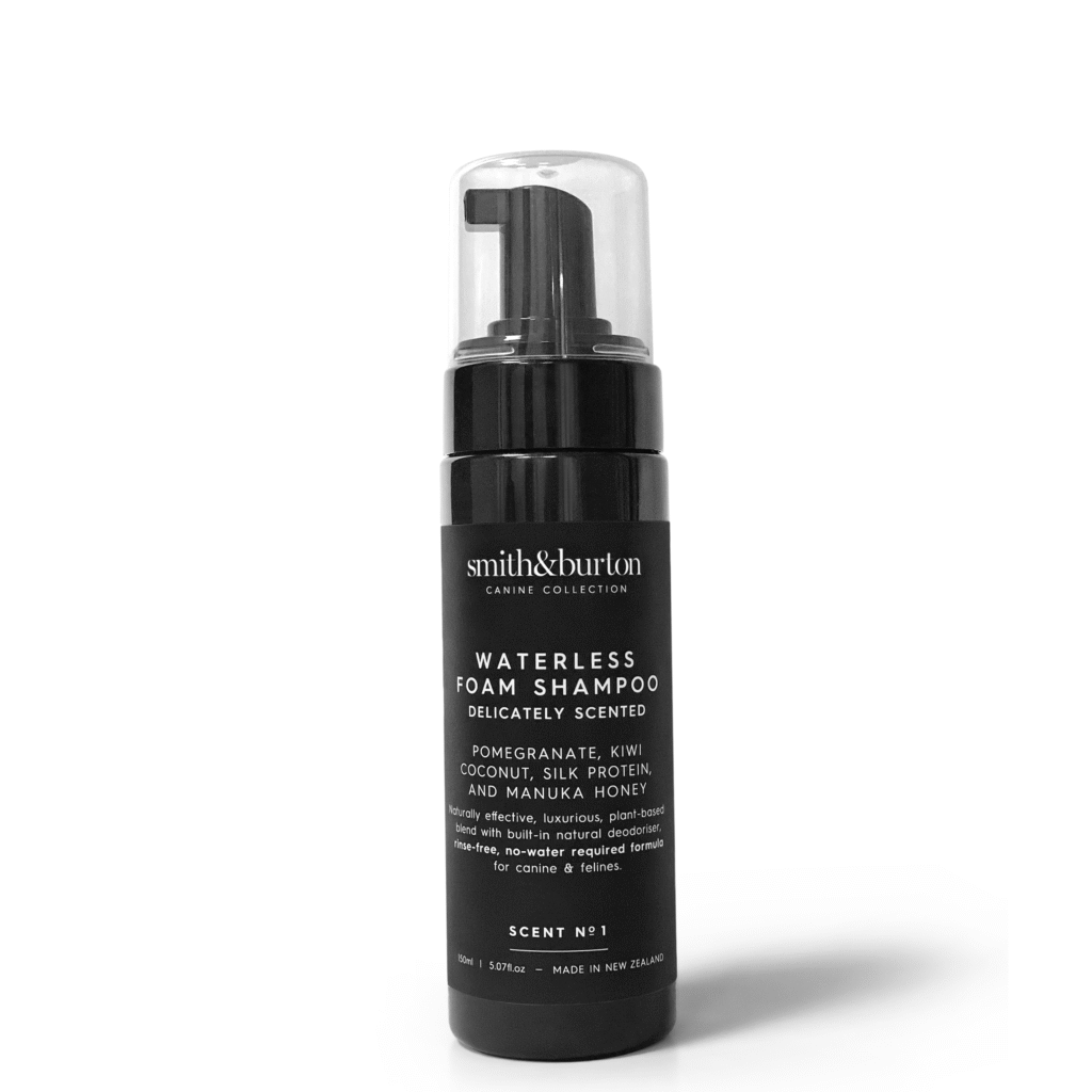 shampoing mousse sans rinçage pour chien et chat