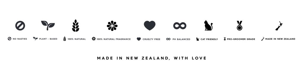 shampoings et apres shampoing pour chiens naturels, sans agents chimiques, sans silicone, sans parabene, sans parfum de synthèse